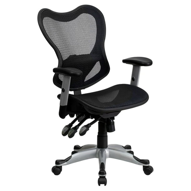 Flash Furniture MidBack Mesh Executive Swivel Office Chair with Triple