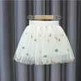 thumbnail image 2 of LUOGENLI Girls Skirts Size 7-8 Black Kids Tulle Tutu Skirt with Glitter Print Star Princess Party Skirt for Girls 1 10 Years Girls Dresses Size 6 Summer Girls Dresses White 6-7 Years, 2 of 9