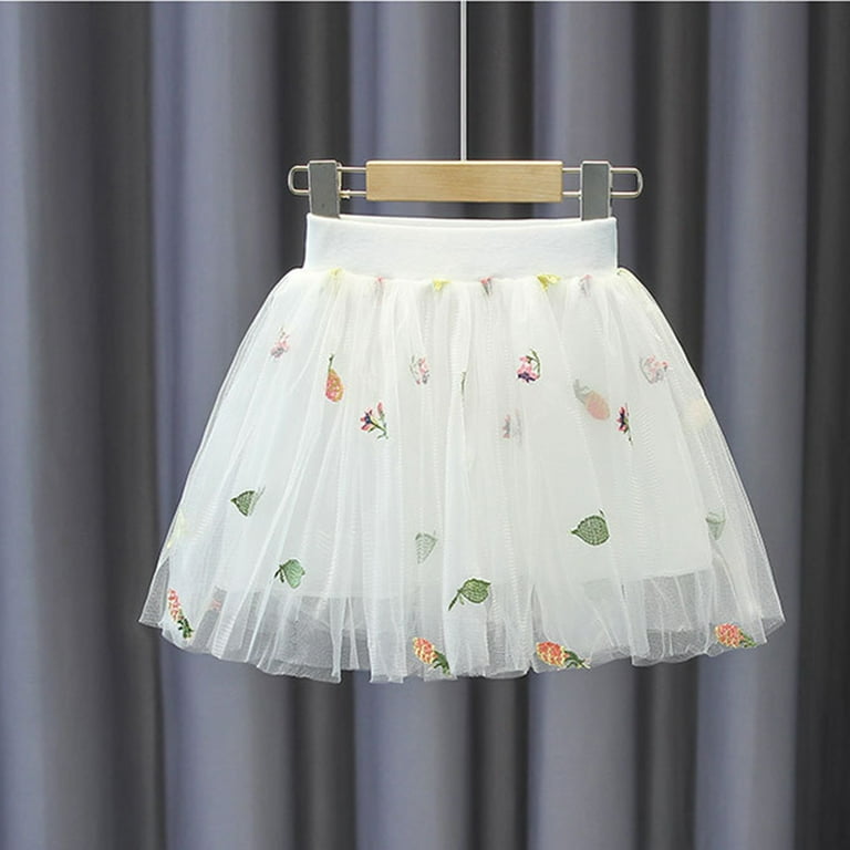 Girls Dresses Fancy Short Skirt Summer Puffy Skirt New Mesh Skirt Princess Dress Skirt Baby Skirt Sun Dress