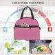 thumbnail image 4 of Disketp Gingham Lonchera Térmica para Mujer y Hombre, Bolsa de Almuerzo Reutilizable e Impermeable para Trabajo, Viajes y Picnic, 4 of 7