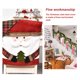 thumbnail image 5 of Advancent Funda trasera de silla de tela de franela de muñeco de nieve de Papá Noel, fundas de asiento suaves y lisas para el hogar, decoración Kits de decoración para fiestas Papa Noel Advancent HA009740-01B, 5 of 6