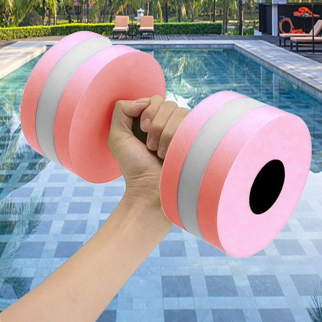 Mancuernas de Espuma Eva para Aeróbic Acuático, Ejercicios de Fitness Acuático En Piscina y Entrenamiento de Natación.