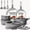 Gray, variant on CAROTE 25 Pcs Ceramic Nonstick Cookware Sets, Pots and Pans Set with Detachable Handles, Oven Safe, Induction Cookware, Stackable Kitchen Cooking Set, Blue