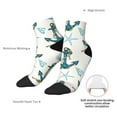 thumbnail image 6 of Pofeuu Anchors And Shells Print 30cm Socks, Adult Running Hiking Socks for Youth and Adult, 6 of 7