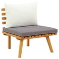 thumbnail image 3 of vidaXL 9 Piece Patio Lounge Set with Cushions Solid Acacia Wood, 3 of 8