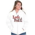 thumbnail image 4 of Let's Roll Cute Vintage Tootsie Candy Zip Up Hoodie Men's Women's Brisco Brands M, 4 of 6