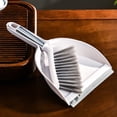 thumbnail image 4 of LNGOOR Mini Dustpan and Brush Set  Nesting Snap-On Design  Portable  Compact Dust Pan and Hand Broom for Cleaning  Daily Cleaning Necessity Plastic Mini Dustpan Set, 4 of 6
