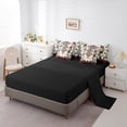 thumbnail image 3 of Erosebridal Retro Aztec Bedding Sets Full Size, Red Boho Floral Comforter Sets with Sheets, Western Decor, Lightweight, 3 of 5