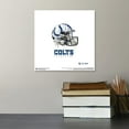 thumbnail image 3 of Gallery Pops NFL Indianapolis Colts - Drip Helmet Wall Art, Unframed Version, 12" x 12", 3 of 5