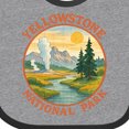 thumbnail image 4 of Inktastic Yellowstone National Park Boys or Girls Baby Bib, 4 of 4