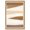 Gold Frame, variant on Linear Landscape II Canvas Minimalist Abstracts by Art Remedy, Black Frame, 24 x 36