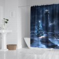 thumbnail image 2 of Winter Funny Bath Curtain,Welcome Christmas Snowflake Bathroom Curtain Standard Bathroom Curtains for Campus Bathroom Decor Christmas, 2 of 5