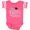Football Pink and White, variant on Inktastic My Sister Graduated with Cap and Arrows Girls Baby Bodysuit
