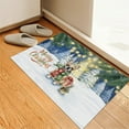 thumbnail image 3 of Merry Christmas French Bulldog Snowy Winter with Gifts Tree Decorations Doormat Dog Lover Gifts Indoor Outdoor Welcome Mat - 12020, 3 of 5