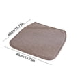 thumbnail image 3 of Summer Cottons And Linen Horseshoe Shaped Chair Cushions Dining Chair Cushions With Straps Non-sliped, 3 of 6