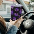 thumbnail image 5 of Ganja Marijuana Weed 20 Oz Tumbler Cup with Lid - Funny Gifts for Men Women - Festival Birthday Gifts for Dad Mom - Insulated Travel Coffee Mug, 5 of 5
