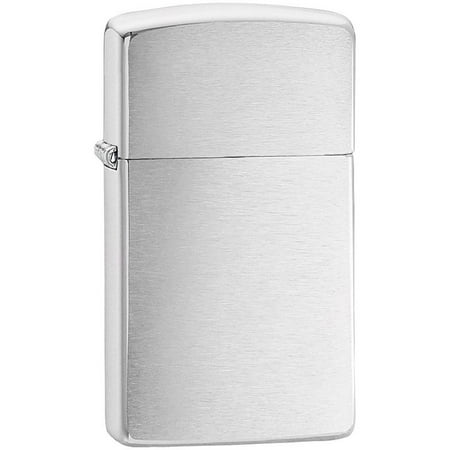 Zippo Brushed Chrome Slim Pocket Lighter