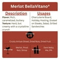 thumbnail image 5 of Sartori Merlot BellaVitano Cheese, 5.3 oz Wedge, Specialty Cheese, Aged Cheese, Fruity, Savory, Wine Soaked Cheese, Refrigerated, 5 of 7