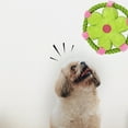 thumbnail image 4 of Dog Flying Disc Toy: Cotton Rope Plush Round Stuffed Puppy Toy Pet Teething Toy, 4 of 10