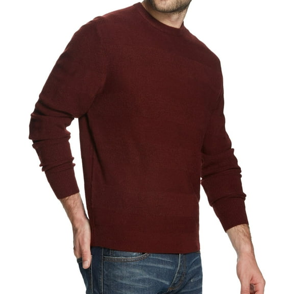 Weatherproof Mens Soft Touch Pullover Sweater, Red, XXX-Large