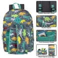 thumbnail image 2 of Male's 3 in 1 Backpack with Matching Lunch Bag & Pencil Case in Dancing Dinosaurs, 2 of 5