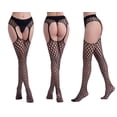 thumbnail image 1 of Una pieza de lencería sexy tirantes ahuecados pantalones jacquard pantimedias de fondo calcetines de red de malla grande Europa y América 6073 talla única LingWen 1327537340768, 1 of 1