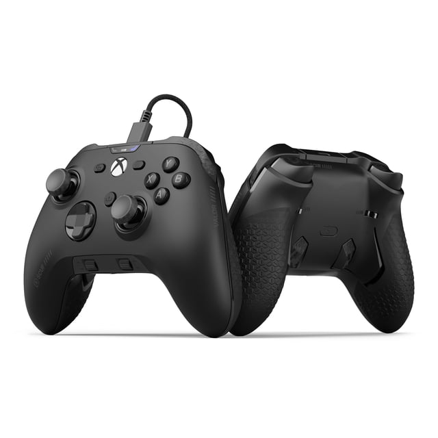 Control SCUF VALOR con cable para Xbox, personalizado, con palancas traseras, negro