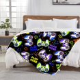 thumbnail image 6 of Classic Game Blanket Fashion Throw Blanket for Couch, Lightweight Warm Plush Fleece Blanket Super Soft Fuzzy Throws, Home Decor Flannel Blanket for Sofa Bed Office (Classic Game,50×60inch), 6 of 6