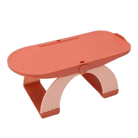 

Shoe Holder Shoe Slots 3 Levels Regulable Double Layer Bridge Type Convenient Practical Space Saving For Home For Apartment Orange
