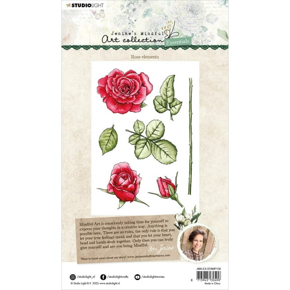 Studio Light Essentials Clear Stamps-Nr. 138, Rose Elements