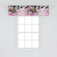 thumbnail image 2 of Ambesonne Vintage Window Valance with Rod Pocket, Circular Flowers Flora Plot, 54" X 18", Pale Purple and Sage Green, 2 of 2