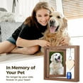 thumbnail image 3 of Memorial Photo Frame with Mini Urn, Wooden Rotating Memory Picture Frame and Small Urn Set, Fits 4 x 6 in Dual Photos, Sympathy Present Keepsake for Loss of Loved Ones & Pets, 3 of 5