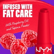 NYX Professional Makeup Fat Matte Lipstick, Smooth Color Long Lasting Lipstick, Fuzzy Flame, 0.07 oz