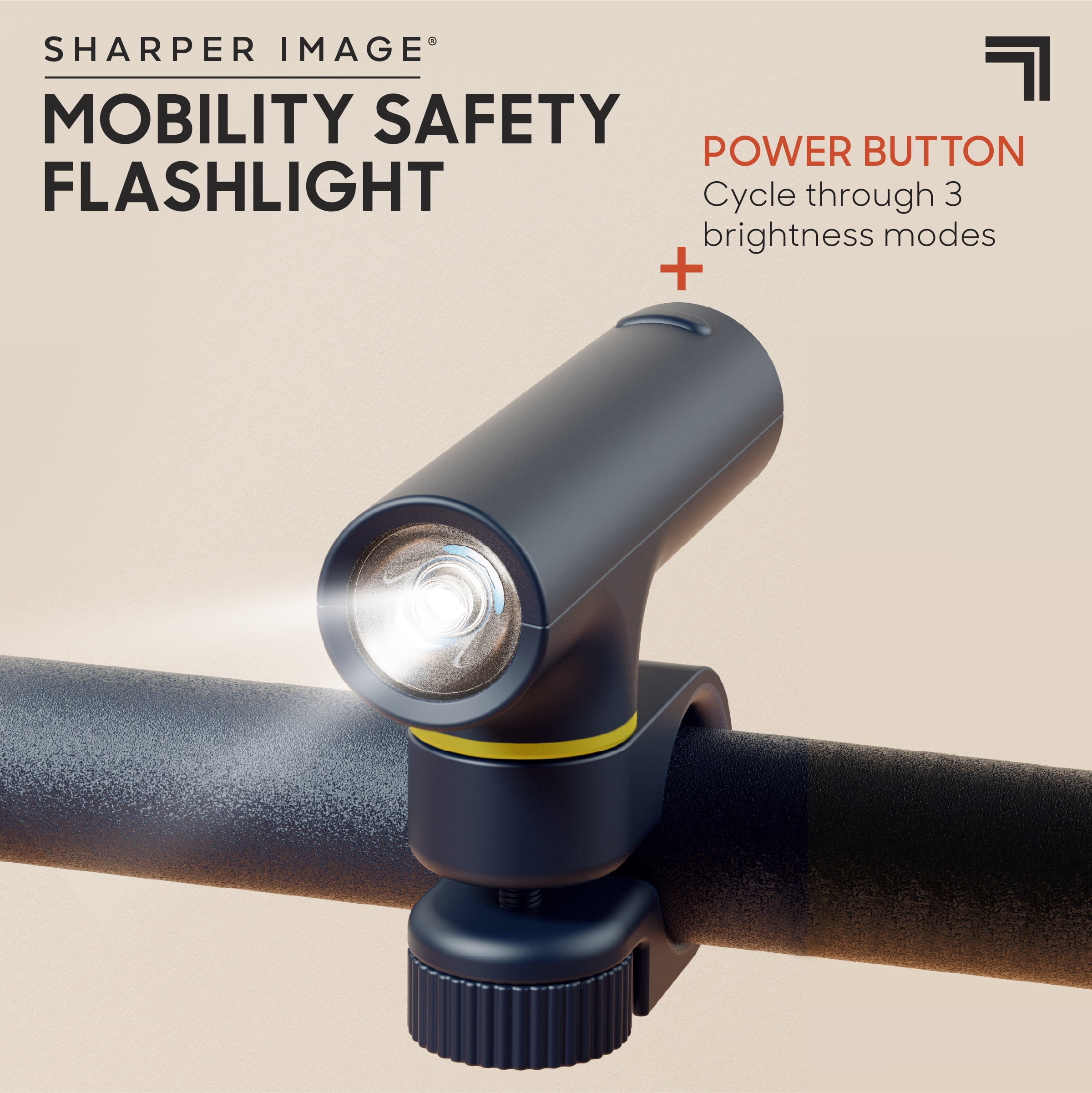 Sharper Image LED Flashlight for Mobility Safety Personal
