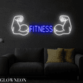 thumbnail image 2 of Glowneon Fitness Neon Sign, Muscle Arms Led Sign, Gym Club Led Decor, 2 of 4