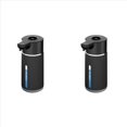 thumbnail image 1 of 2X Dispensador Automático de Jabón Espumoso de 420 Ml con Sensor Infrarrojo de 4 Velocidades, Recargable por USB, Montado en la Pared, IPX6, Color Negro, 1 of 2