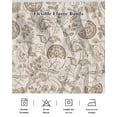 thumbnail image 5 of Khaki Fruit Wrap Around Bed Skirts for King Bed 18" Drop, Bed Skirt with Adjustable Elastic Belt Dust Ruffle Bed Valance for Bedroom Hotel Luxury Country Retro Floral Botanical Plant Bed Frame Cover, 5 of 7