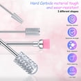 thumbnail image 2 of Juego de brocas para uñas Honoson Cuticle, carburo de tungsteno, 10 unidades, 2 of 8
