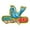 Early Bird Patch 2, variant on 13 pieces 2" Custom Activity Scouts Applique Fun Patches - Early Bird Patch 8