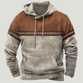 thumbnail image 2 of bbymog Men's Sweatshirts Lounge Printed Pullover Hoodies Long Sleeve Sweatshirt with Drawstring for Outdoor Workout Running Gray M, 2 of 3