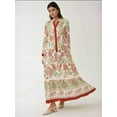thumbnail image 5 of Printed Long Sleeve Viscose Maxi Dress, 5 of 7