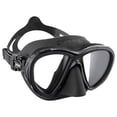 thumbnail image 1 of Visor Máscara Adulto CRESSI  Quantum Negro Dos Lentes Transparentes Bajo Volumen Antiempañante, 1 of 6