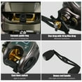 thumbnail image 3 of USB Rechargeable Carbon Fiber Baitcasting Reel 9+1BB Electric Fishing Reel, 3 of 8