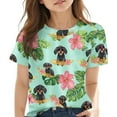 thumbnail image 1 of T-Shirt Quotidien à Manches Courtes Décontracté pour Tout-Petit HVOBBTY, T-Shirt à Manches Courtes pour Enfants 3-14 Ans Col Rond pour Garçon et Fille Vert Armée, 11 Ans, 1 of 5