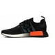 thumbnail image 4 of Adi - das NMD R1 Black Solar Orange Iridescent Three Stripes Men's Sneakers 14, 4 of 6