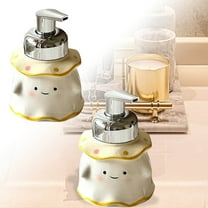 Halloween Ceramic Foam Soap Dispenser - Refillable Moisturizing Lotion Bottle for Bathroom & Kitchen, Festive Themed Hand Care Dispenser