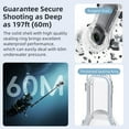 thumbnail image 6 of 60m Invisible Dive Case for Insta360 X5 Waterproof Quick Release Protective Case Underwater Housing, 6 of 13