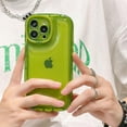 thumbnail image 5 of Compatible with iPhone 14 Pro Case with Clear Kickstand Creative Protective Design Case with Camera Holder for TPU Slim Shockproof Cool Phone Case for iPhone 14 Pro-Green, 5 of 8