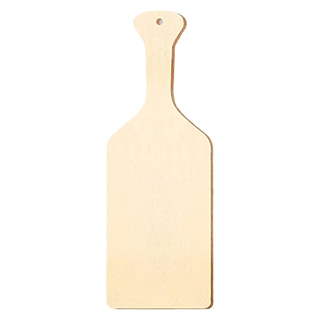 HEVIRGO Chopping Board Food Grade High Durability Wood All-Purpose Meat Paddle Shaped DIY Cutting Board Kitchen Tools