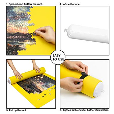 Sinoguo Yellow Felt Mat For Puzzle Storage Puzzles Saver No Folded Creases Environmentally Friendly Materials A Good Puzzle Accessories For Jigsaw Puzzle Player M Yellow Walmart Canada